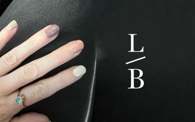 LA-BEK’s Semi-Cured Gel Nails: Berry Mixed Nails