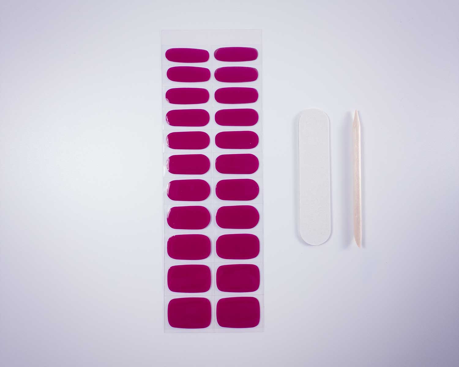 uv-free-gel-nail-wrap-pink-punch-la-bek-australia